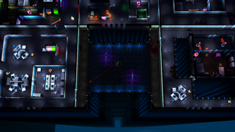 Procedurally Generated Office Environments for a Top-Down Shooter